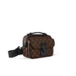 LV S Lock Monogram Black Messenger Bag - Shoulder & Crossbody