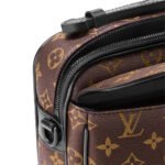 LV S Lock Monogram Black Messenger Bag - Shoulder & Crossbody - Image 6