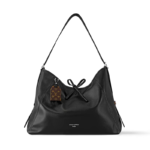LOUIS VUITTON CarryAll Dark MM Black Lambskin - Shoulder & Crossbody Bag