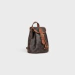 Celine Mini Folco Backpack in Triomphe Canvas with Calfskin Trim - Image 2