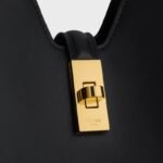 Celine Black Small Camille 16 Soft Calfskin Hobo Bag - Image 6