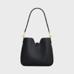 Celine Black Small Camille 16 Soft Calfskin Hobo Bag - Image 4