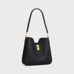 Celine Black Small Camille 16 Soft Calfskin Hobo Bag - Image 3