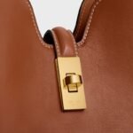 Celine Tan Small Camille 16 Soft Calfskin Hobo Bag - Image 6