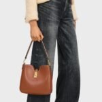 Celine Tan Small Camille 16 Soft Calfskin Hobo Bag - Image 2