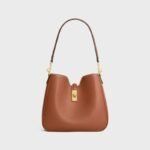 Celine Tan Small Camille 16 Soft Calfskin Hobo Bag