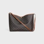 Celine Tan Soft Shopper Triomphe Canvas Shoulder Crossbody Tote - Image 6