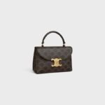 CELINE TEEN NINO Triomphe Logo Print Handbag - Image 2