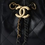 CHANEL 25Bag 26C Gold Logo CC Quilted Calfskin Mini Hobo Shoulder Bag - Image 5