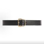 TOTEME Women's Black Leather Belt Width 4cm - Image 2