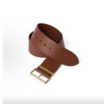 MIUMIU Brown Calfskin Leather Belt 3.5cm - Image 2