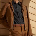 HERMES Nathan Reversible Calfskin Belt Men Brown Pin Buckle 3.2cm - Image 3