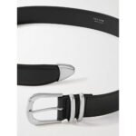 THE ROW Women's Black Vintage Leather Belt, 3cm - Image 3