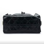 CHANEL 25Bag 26C Gold Logo CC Quilted Calfskin Mini Hobo Shoulder Bag - Image 4