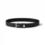 Louis Vuitton Men's Black Calfskin Belt, 3.5cm