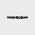 CELINE VIVIENNE Medium Taurillon Leather Belt, 25mm - Image 3