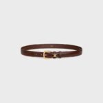 CELINE VIVIENNE Medium Taurillon Leather Belt, 25mm - Image 5