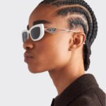 Prada Women's Triangle Logo Sunglasses - Image 3