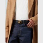 GUCCI Marmont Series Cowhide Leather Belt, 3cm - Image 2