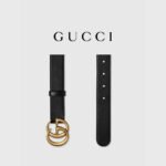 GUCCI Marmont Series Cowhide Leather Belt, 3cm - Image 3