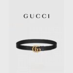GUCCI Marmont Series Cowhide Leather Belt, 3cm