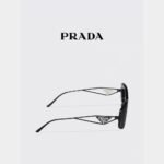 Prada Women's Triangle Logo Sunglasses - Image 4