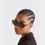 Prada Women's Triangle Logo Sunglasses - Image 2