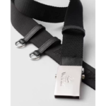 PRADA Men's Nylon Webbing & Leather Belt 3.5CM - Image 3