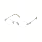 Miu Miu Women's Logo Metal Rimless Sunglasses - Image 5