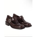 Miu Miu Metallic Buckle Platform Mary Jane Pumps - Image 5