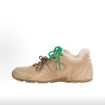 Miu Miu × New Balance 530 SL Bleached Leather Sneakers - Image 3