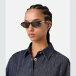 Bottega Veneta Knot Cat-Eye Sunglasses - Image 3