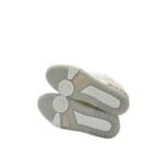 Louis Vuitton LV Trainer Low-Top Sneakers White Canvas Denim - Image 4