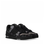 LV Trainer Low-Top Black Damier Sneakers