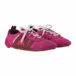 LV Sneakerina Lamb Suede & TPU Ballet Sneakers 1AHNEE PINK