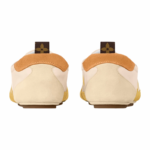 LV Sneakerina 1AHNEU Pale Beige Lamb Suede Lace-Up Ballet Trainer - Image 5