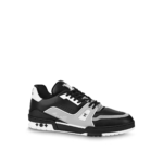 LV Trainer Low-Top Lace-Up Sneaker Suede & Calfskin 1AAHS3