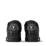 LV Trainer Men's Black Monogram Embossed Leather Sneaker 1AAREY - Image 5